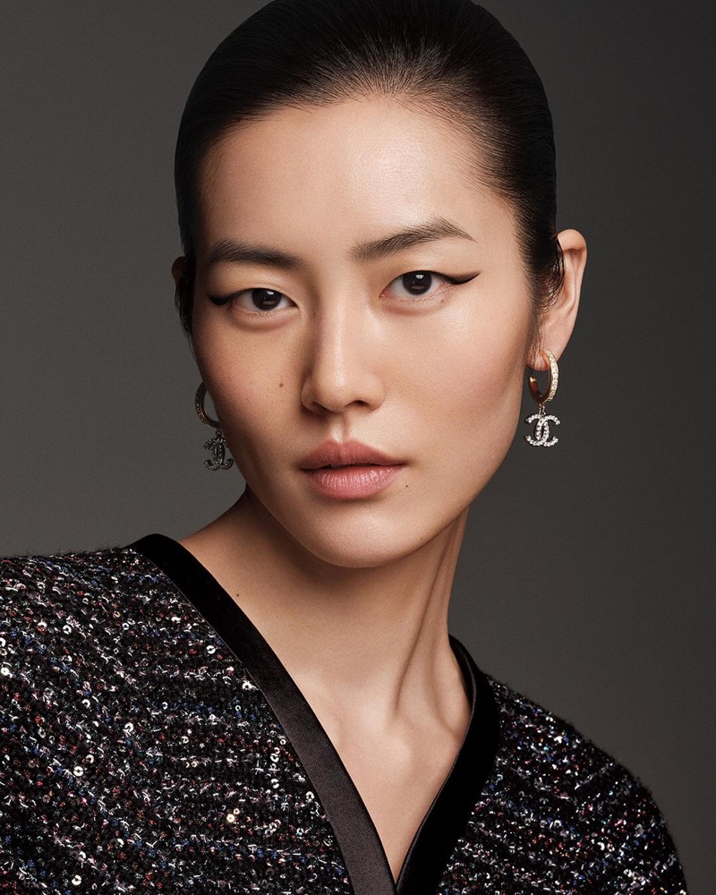 Liu Wen stars in Chanel Colours of Chanel makeup campaign.