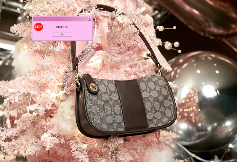 A look at Coach's The Swinger bag for the holiday season.