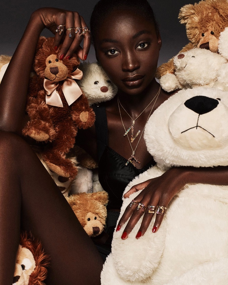 Stuffed animals bring some fun to Dolce & Gabbana Alphabet jewelry collection.