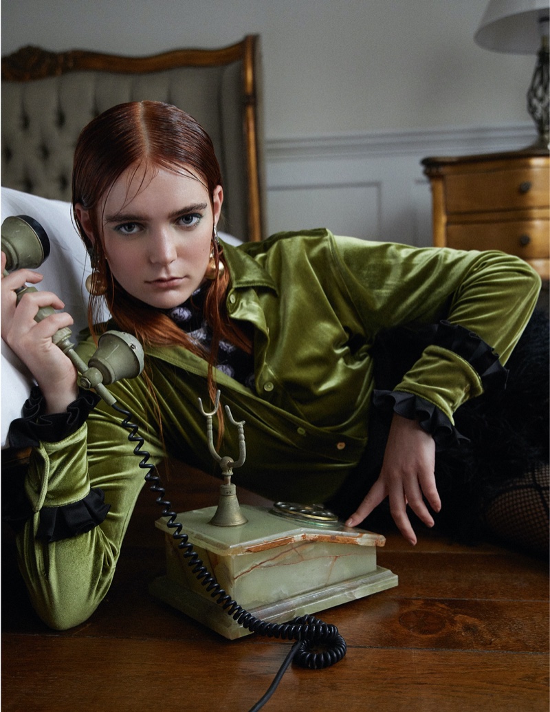 Ella Hysom Models Luxe Looks for Mod Magazine