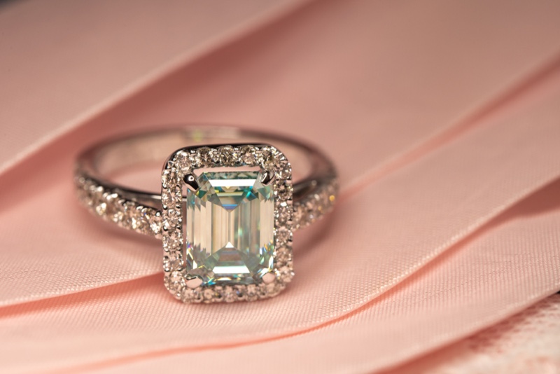 Emerald Cut Diamond Engagement Ring