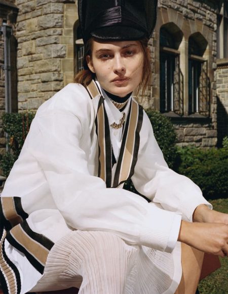 Grace Elizabeth Embraces Layered Styles for Vogue China Grace Elizabeth Embraces Layered Styles for Vogue China