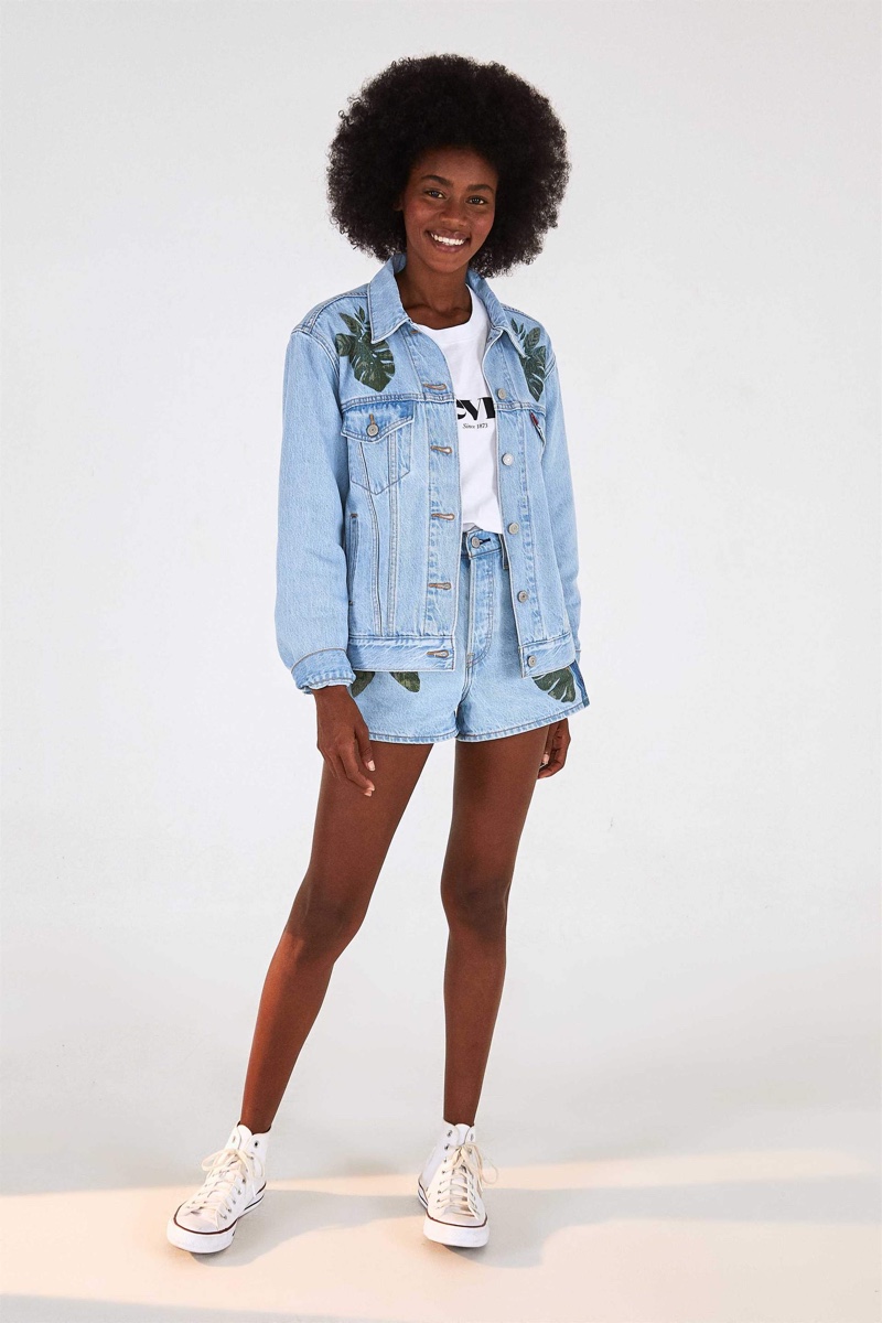 Levi's x Farm Rio Ex Boyfriend Trucker Jacket $165