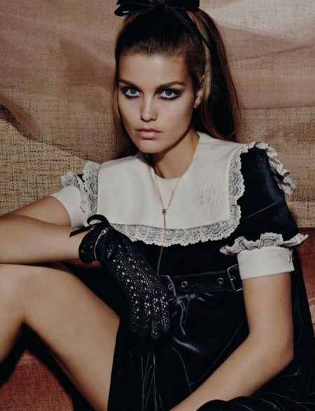 Luna Bijl Models 1960s Inspired Ensembles for Vogue Ukraine Luna Bijl Models 1960s Inspired Ensembles for Vogue Ukraine