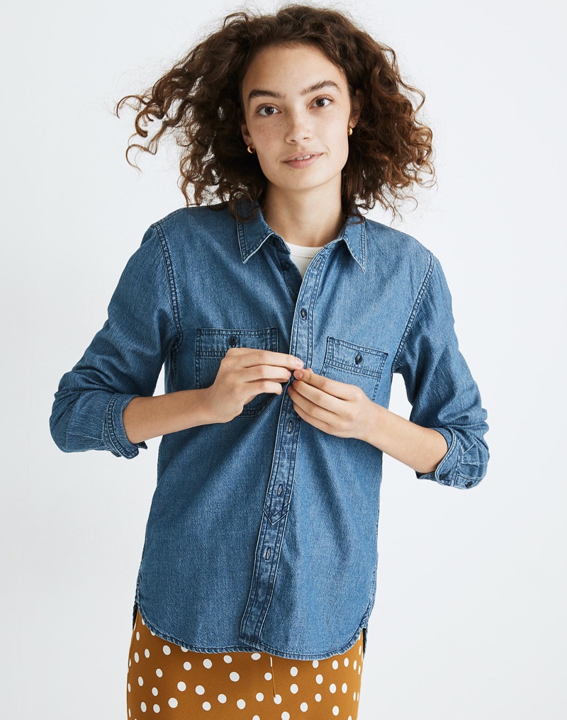 Madewell Denim Classic Button-Up Shirt $79.50