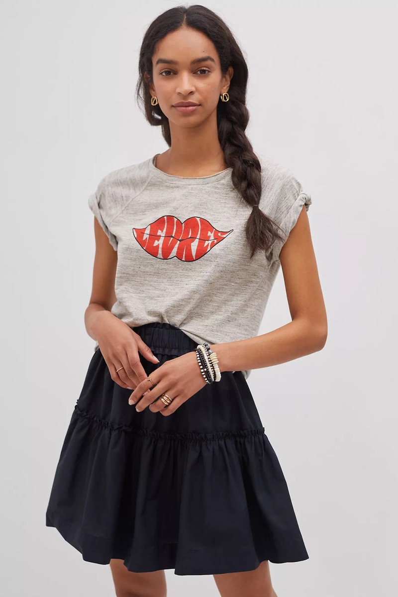 Maeve Levres Graphic Tee $60