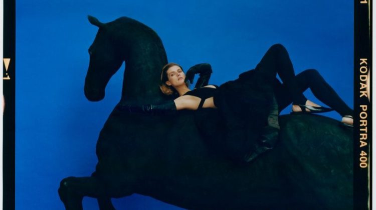Malgosia Bela Poses in Statement Fashions for Vogue Czechoslovakia