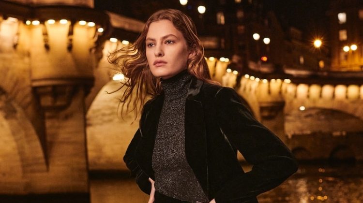 Massimo Dutti features velvet designs for Lights On editorial.