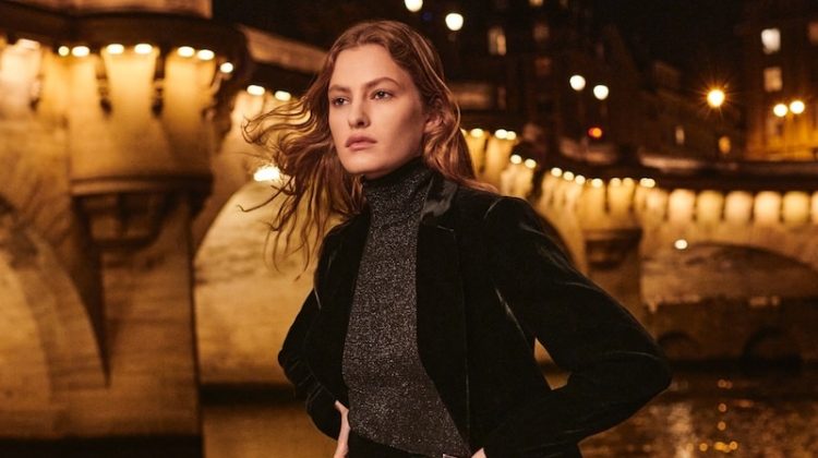 Felice & Malika Model Massimo Dutti’s Evening Styles