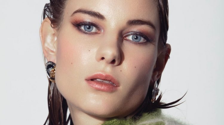 Michelle Meinert Models Fancy Styles for L’Officiel Italia