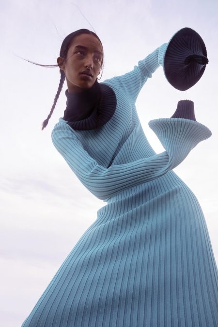 Mona Tougaard Models Bold Shapes for WSJ. Magazine Mona Tougaard Models Bold Shapes for WSJ. Magazine