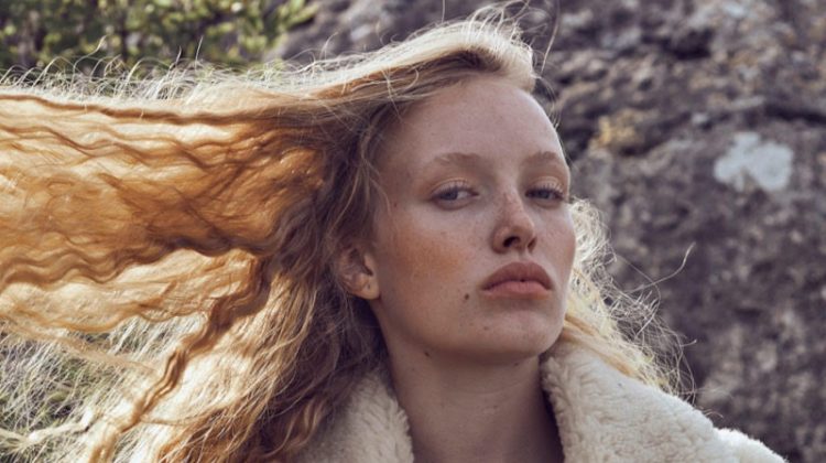 Nora Einwaller Models Natural Beauty for ELLE Serbia