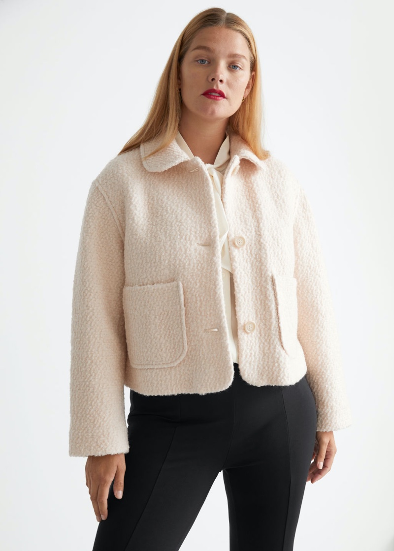 & Other Stories Peter Pan Collar Jacket $129