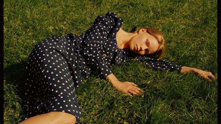 Rebekka Eriksen Poses Outdoors for L’Officiel Austria