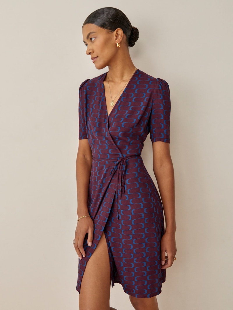 Reformation Laurent Dress in Marooned $118.80 (previously $198)