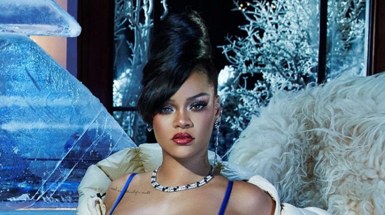 Rihanna stars in Savage x Fenty Holiday 2020 lingerie campaign.