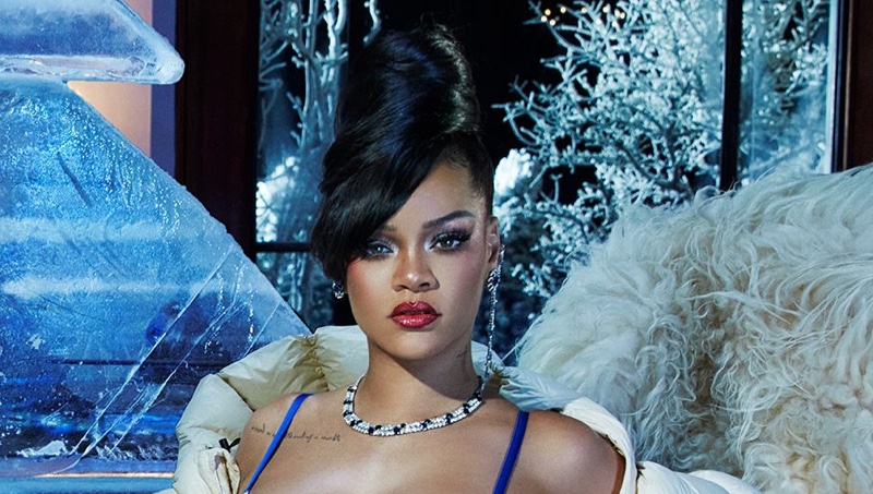 Rihanna stars in Savage x Fenty Holiday 2020 lingerie campaign.