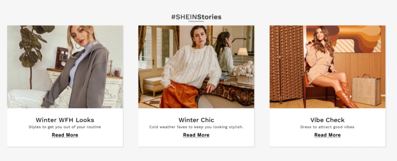 Shein Website Screencap