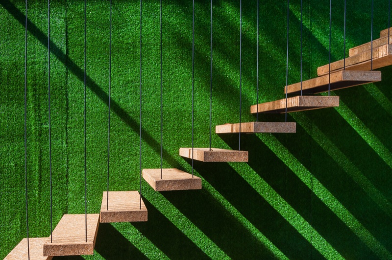 Stairs Artificial Grass