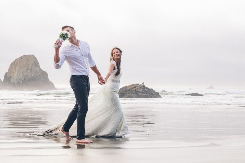 Stylish Beach Wedding