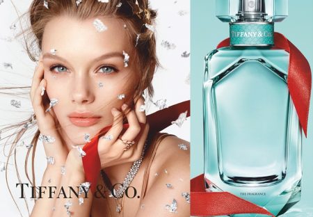Kris Grikaite stars in Tiffany & Co. Tiffany fragrance Holiday 2020 campaign.