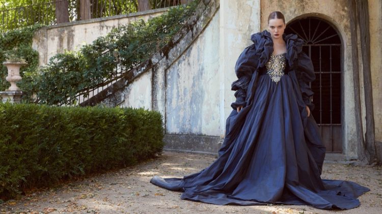 Viola Koves Poses in Regal Dresses for ELLE Arabia