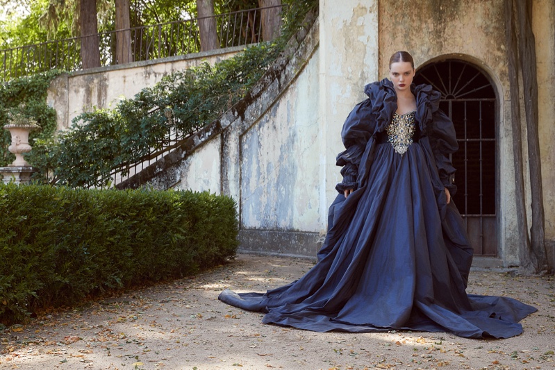 Viola Koves Poses in Regal Dresses for ELLE Arabia