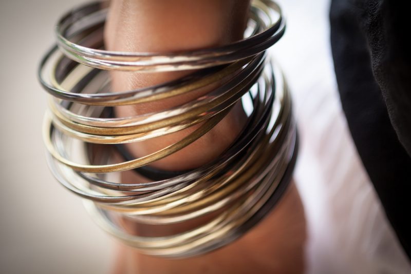 Woman Wearing Bangles