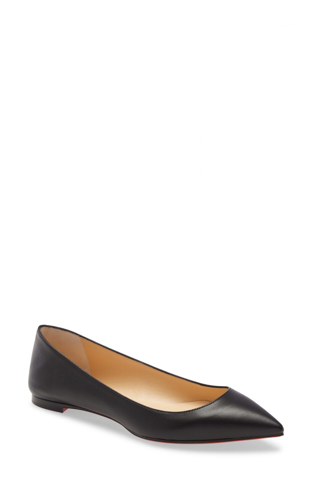 christian louboutin pointed toe flats