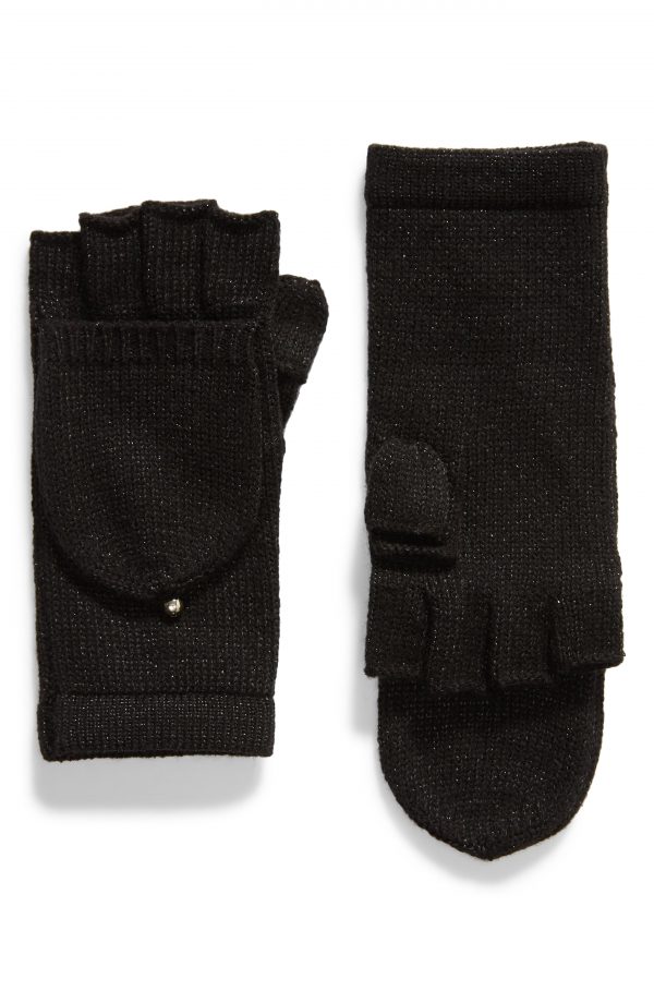 Women’s Kate Spade New York Metallic Pop Top Gloves, Size One Size ...