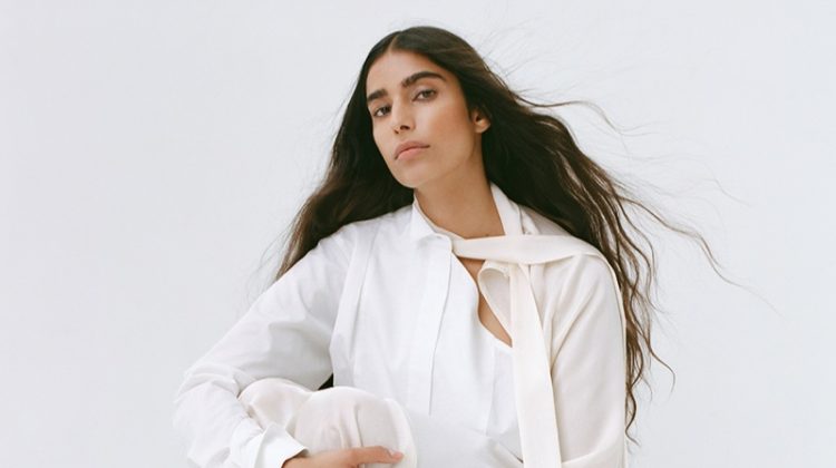 Anisha Sandhu Embraces Neutral Looks for DuJour Magazine
