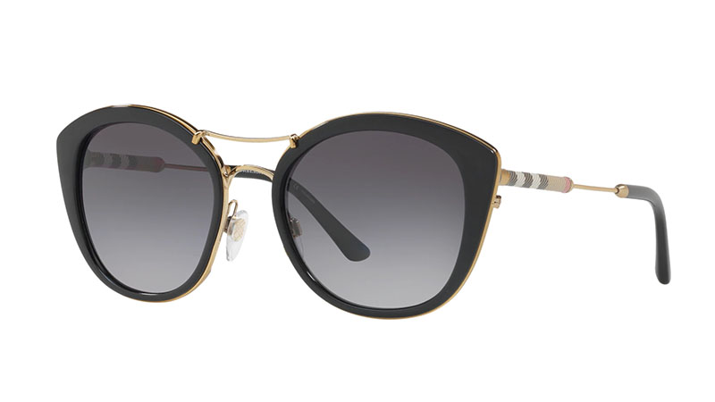 Burberry BE4351Q Sunglasses in Black/Grey $294