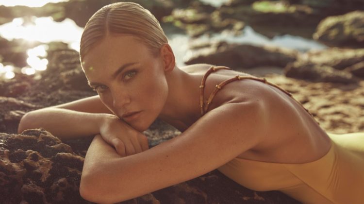 Caroline Trentini stars in Agua de Coco spring-summer 2021 campaign.