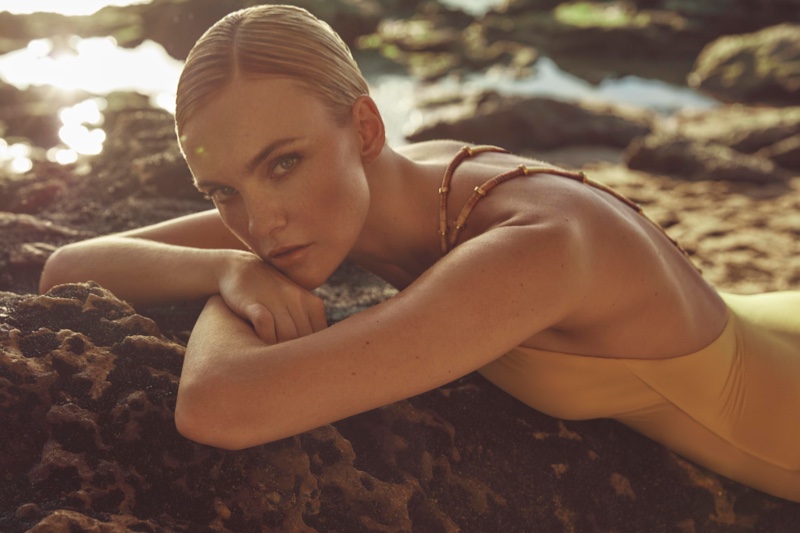 Caroline Trentini stars in Agua de Coco spring-summer 2021 campaign.