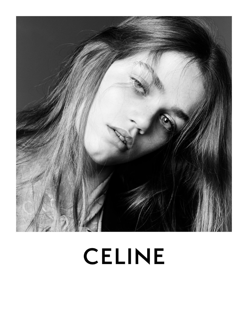 Anna Pepper stars in Celine spring 2021 campaign.