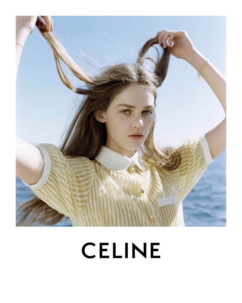 Celine taps new face Anna Pepper for spring 2021 campaign.
