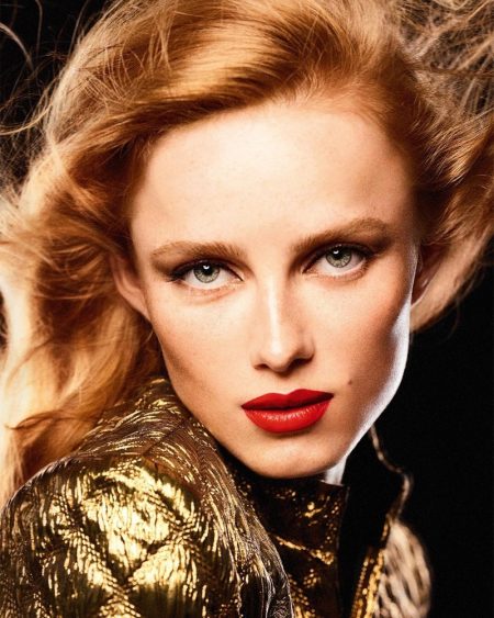 Rianne van Rompaey Wows in Chanel Rouge Allure Velvet Lipstick Rianne van Rompaey stars in Chanel Rouge Allure Velvet Le Lion De Chanel lipstick campaign.