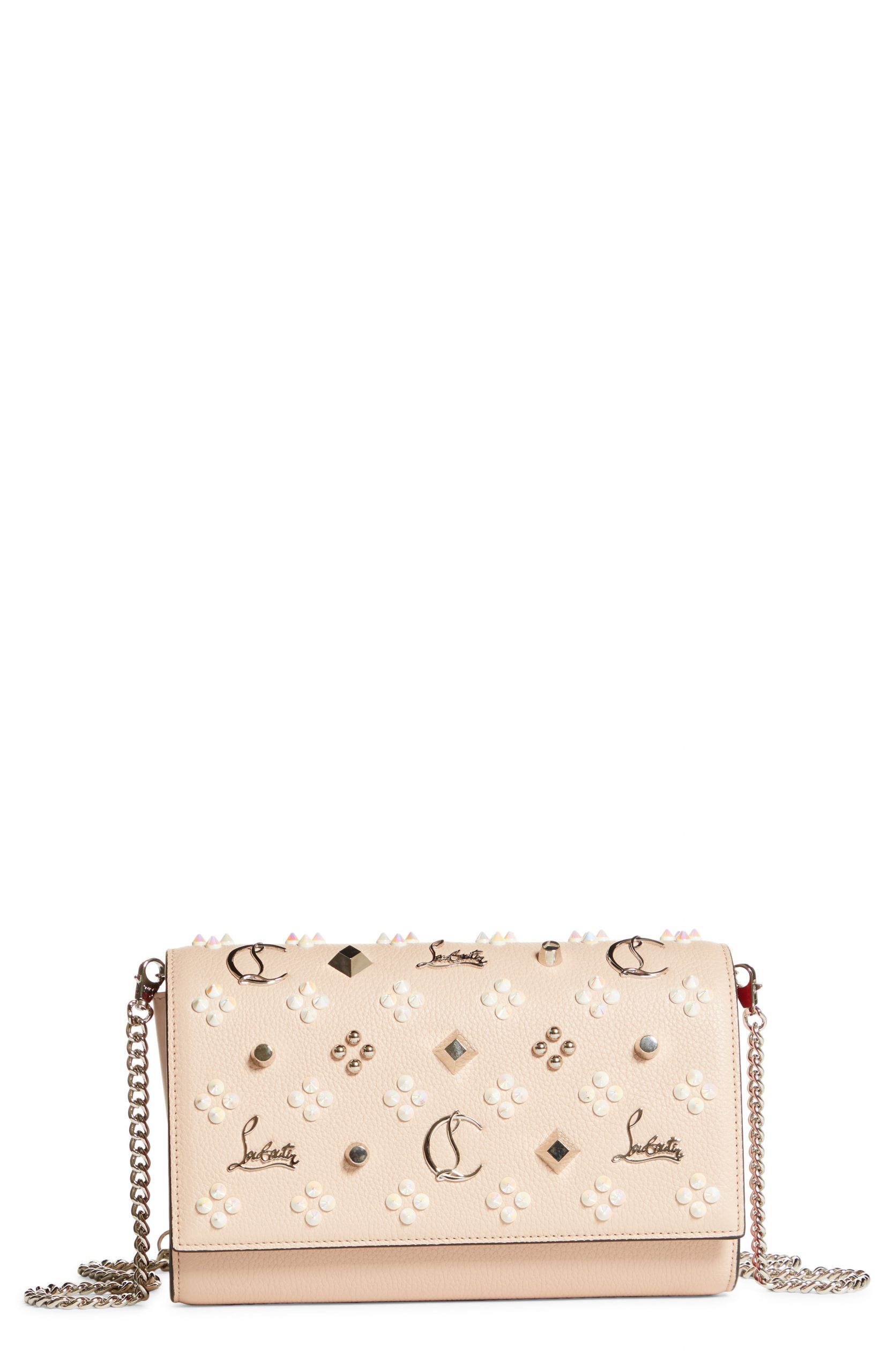 Christian Louboutin Paloma Empire Calfskin Clutch - Beige ... Christian Louboutin Paloma Empire Calfskin Clutch - Beige ...