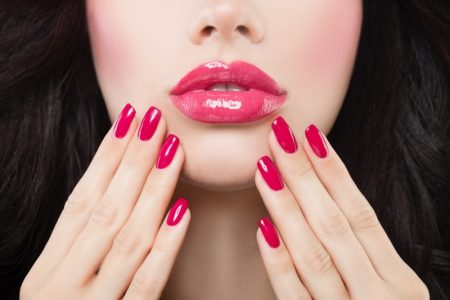 5 Facts About Gel Polish Closeup Model Pink Nail Polish Glossy Lips