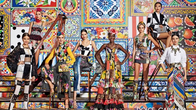 Dolce & Gabbana Delivers Patchwork Style for Spring 2021 Campaign