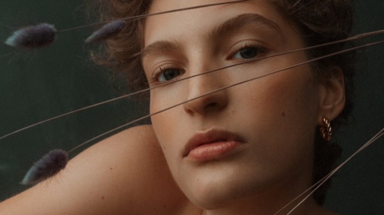 Emily Winter Models Soft Beauty for ELLE Arabia