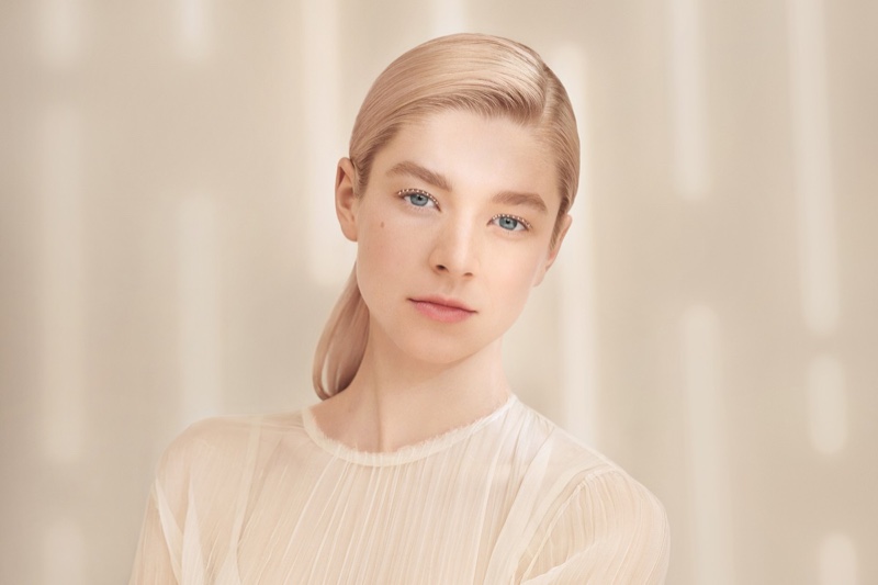 Hunter Schafer stars in Shiseido Synchro Skin Radiant Lifting Foundation campaign.