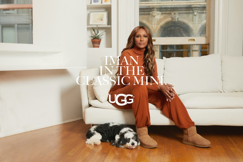 Iman stars in UGG spring-summer 2021 campaign.