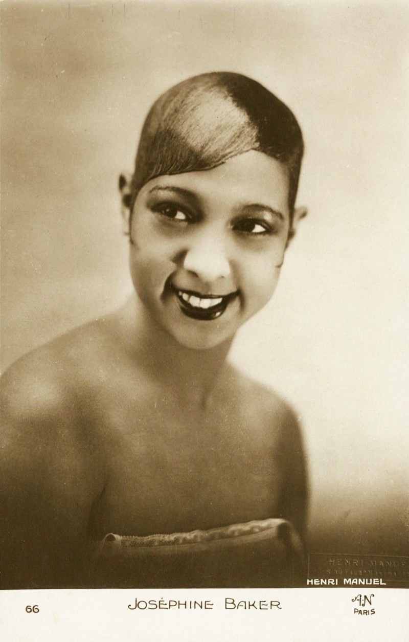 josephine baker 1920s short hair