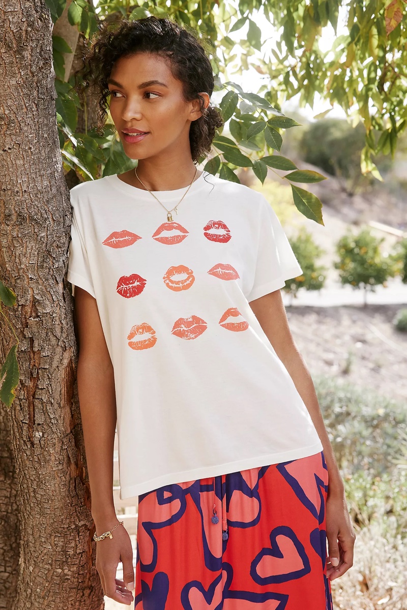 Letluv Kisses Graphic Tee $68