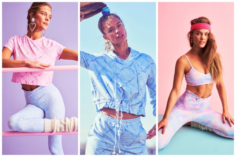 LoveShackFancy x Beach Riot activewear collaboration