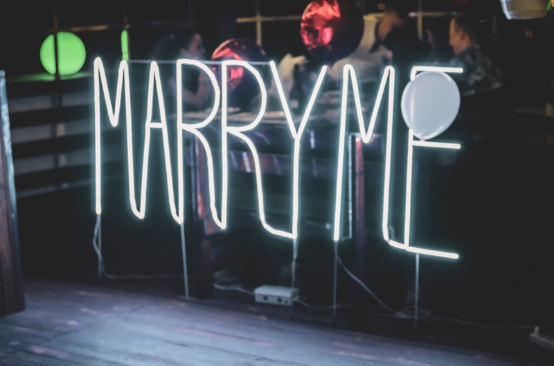 Marry Me Neon Sign