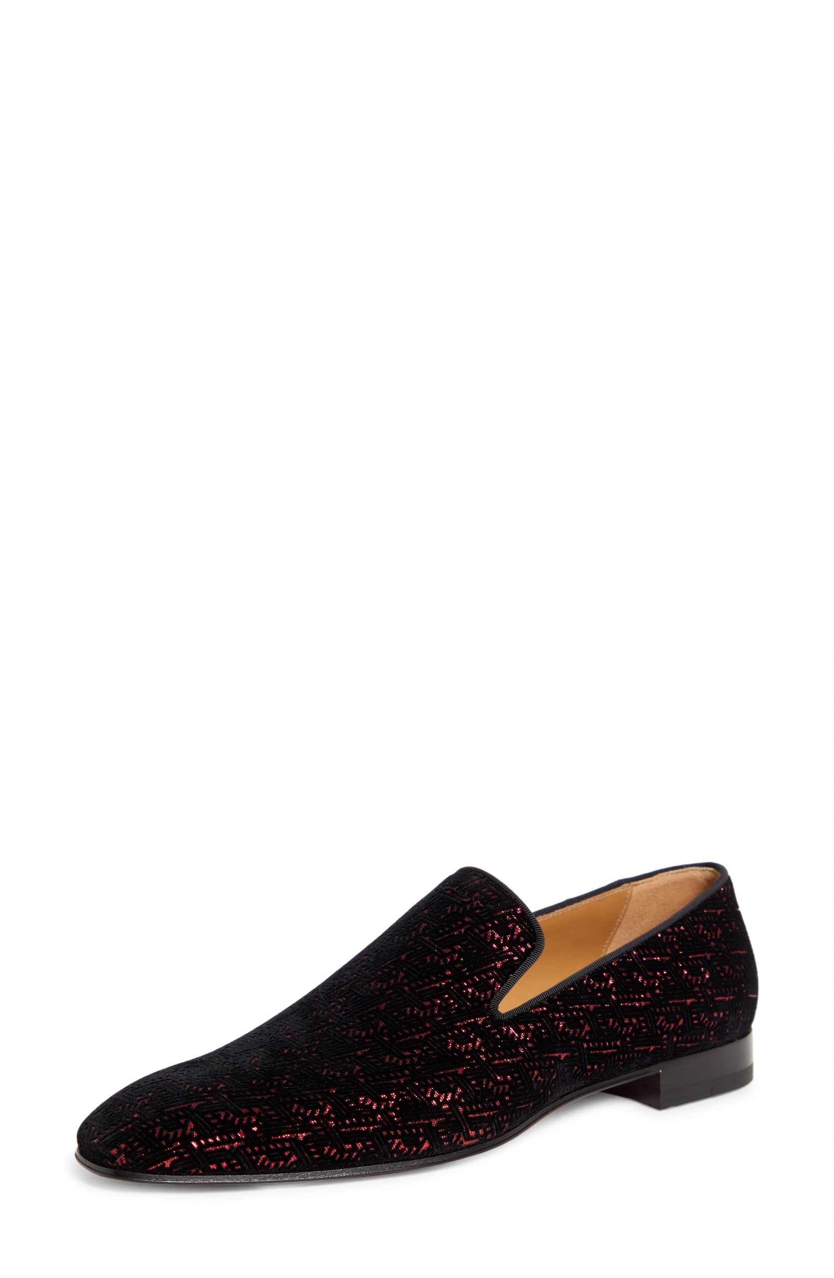 christian louboutin loafers black