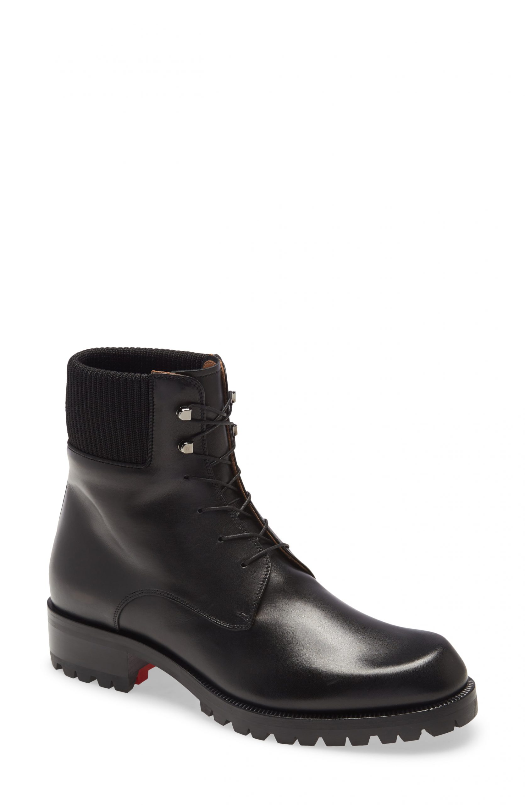 Men's Louboutin Trapman Hiking Boot, Size 39 - Black | Fashion Gone Rogue