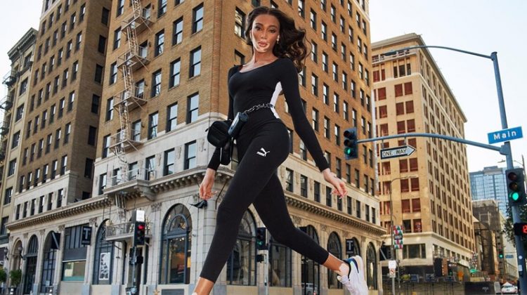 Winnie Harlow Takes a Leap in PUMA Fashion Rebels Campaign